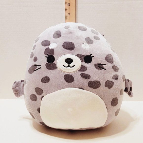 Squishmallows Spotted Seal 10" Plush Stuffed Animal EUC - Picture 9 of 11